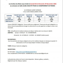 Mandat de notre concours